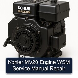 Kohler Magnum Models MV20 Engine WSM Service Repair Workshop Manual PDF