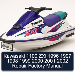 1996-2002 Kawasaki 1100 Zxi Service Repair Workshop Manual PDF