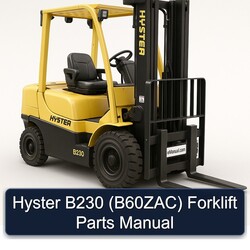 Hyster B230 (B60ZAC) Forklift Parts Catalog PDF