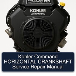 Kohler Command Pro Models Horizontal Crankshaft Service Repair Workshop Manual PDF