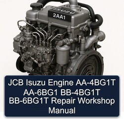 JCB Isuzu Engine AA-4BG1T AA-6BG1 BB-4BG1T BB-6BG1T Service Repair Workshop Manual PDF