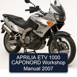 2007 Aprilia ETV 1000 Caponord Service Repair Workshop Manual PDF