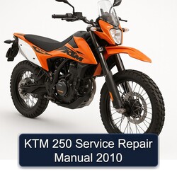 2010 KTM 250 Service Repair Workshop Manual PDF