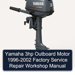 1996-2002 Yamaha 3HP Outboard Motor Service Repair Workshop Manual PDF