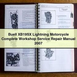 2007 Buell Lightning XB19SX Motorcycle Service Repair Workshop Manual PDF