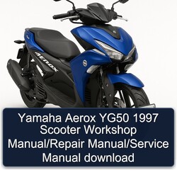 1997 Yamaha Aerox YG50 Scooter Service Repair Workshop Manual PDF