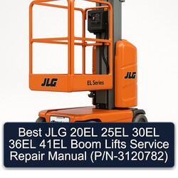 Best JLG 20EL 25EL 30EL 36EL 41EL Boom Lifts (p/n-3120782) Service Repair Workshop Manual PDF
