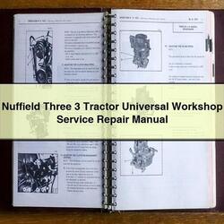 Nuffield Three 3 Tractor Universal Service Repair Workshop Manual PDF