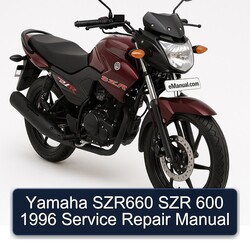 1996 Yamaha SZR Models SZR660 600 Service Repair Workshop Manual PDF