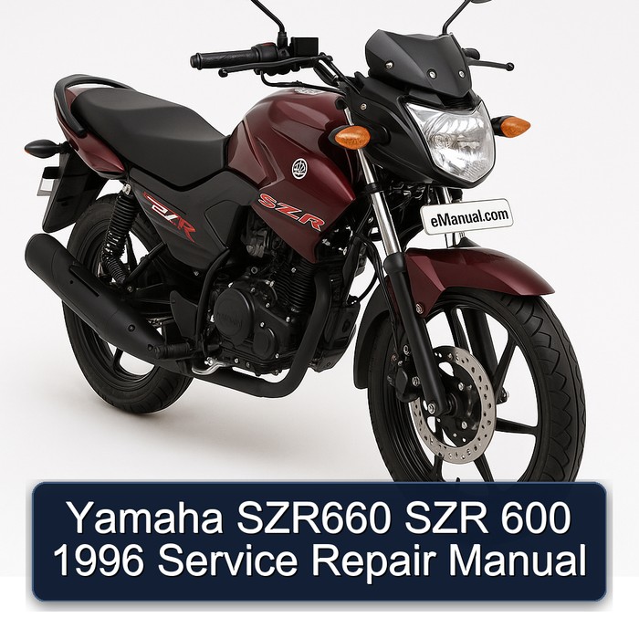 1996 Yamaha SZR Models SZR660 600 Service Repair Workshop Manual PDF
