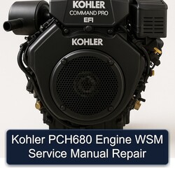 Kohler Command Pro EFI Models PCH680 Engine WSM Service Repair Workshop Manual PDF