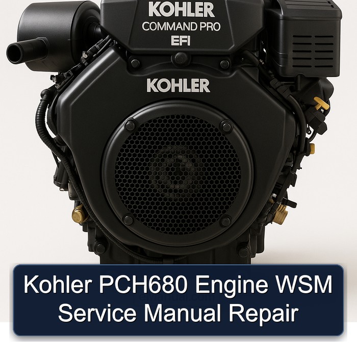 Kohler Command Pro EFI Models PCH680 Engine WSM Service Repair Workshop Manual PDF