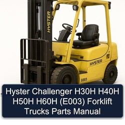 Hyster Challenger H30H H40H H50H H60H (E003) Forklift Trucks Parts Catalog PDF