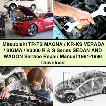 1991-1996 Mitsubishi V3000 TR-TS Magna/kr-ks Verada/sigma/ R S Series Sedan Wagon Service Repair Workshop Manual PDF