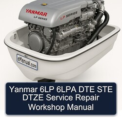 Yanmar 6LP 6LPA DTE STE Dtze Service Repair Workshop Manual PDF