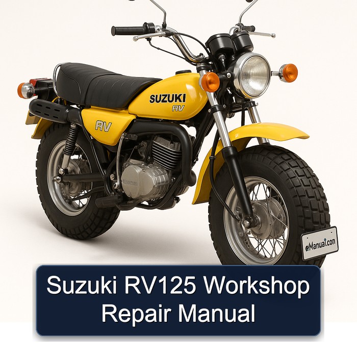 Suzuki RV Series RV125 Service Repair Workshop Manual PDF