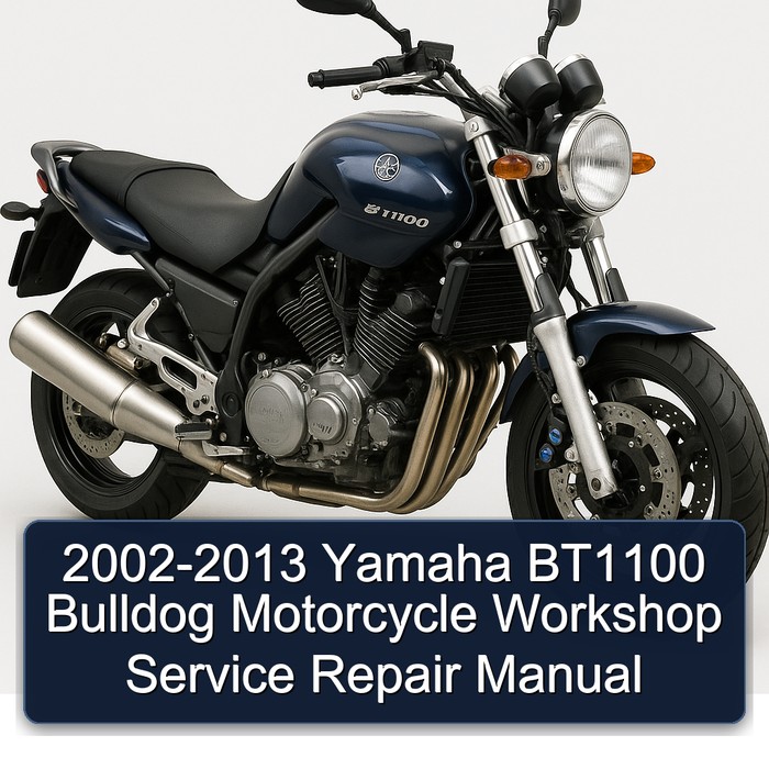 2002-2013 Yamaha BT1100 Bulldog Motorcycle Service Repair Workshop Manual PDF