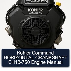 Kohler Command CH18-750 Motor - Kurbelwellen-Handbuch