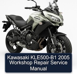 2005 Kawasaki Versys Kle500-b1 Service Repair Workshop Manual PDF