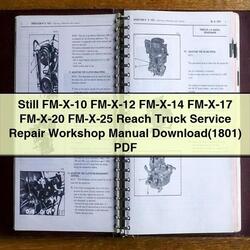 Still Fm-x-10 Fm-x-12 Fm-x-14 Fm-x-17 Fm-x-20 Fm-x-25 Reach Truck (1801) Service Repair Workshop Manual PDF