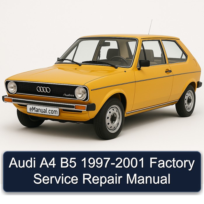 1997-2001 Audi A4 Service Repair Workshop Manual PDF