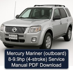 Mercury Mariner (OUTBOARD) 8-9.9hp (4-STROKE) Service Repair Workshop Manual PDF