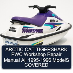 1995-1996 Arctic CAT Tigershark PWC All - Models Covered Service Repair Workshop Manual PDF