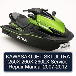 2007-2012 Kawasaki JET SKI Ultra 250X 260X 260LX Service Repair Workshop Manual PDF