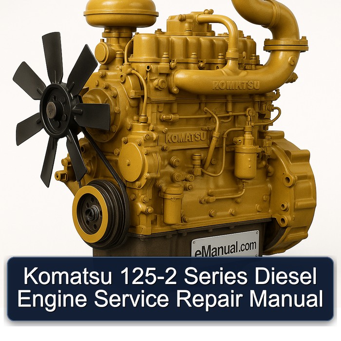 Komatsu 125 2 Series Diesel Engine Service Repair Workshop Manual PDF