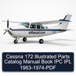 1963-1974 Cessna 172 Illustrated Book IPC IPL Parts Catalog PDF