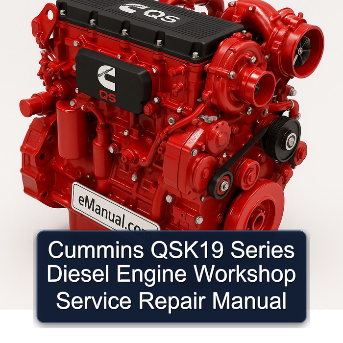Cummins QS Series QSK19 Diesel Engine Service Repair Workshop Manual PDF