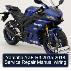 2015-2018 Yamaha YZF Models YZF-R3 Electrical Wiring Diagrams PDF
