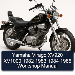 1982-1985 Yamaha Virago XV920 XV1000 Service Repair Workshop Manual PDF