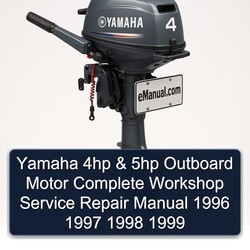 1996-1999 Yamaha 4HP 5HP Outboard Motor Service Repair Workshop Manual PDF