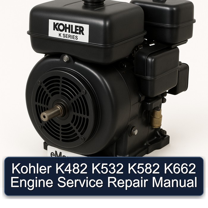Kohler K Series K482 K532 K582 K662 Engine Service Repair Workshop Manual PDF