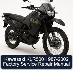 1987-2002 Kawasaki KLR Series KLR500 Service Repair Workshop Manual PDF