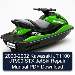 2000-2002 Kawasaki JT1100 JT900 STX Jetski Service Repair Workshop Manual PDF