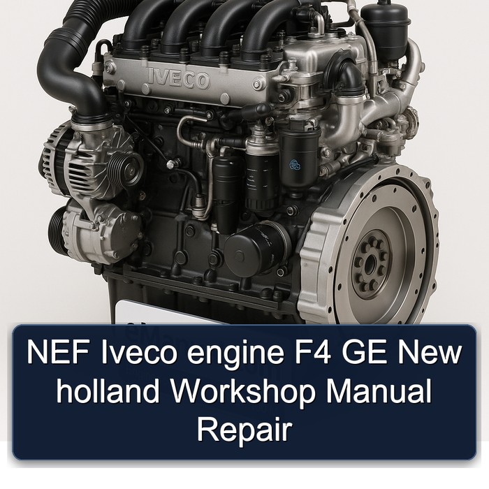 Iveco NEF Engine F4 GE New Holland Service Repair Workshop Manual PDF
