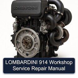 Lombardini 914 Service Repair Workshop Manual PDF