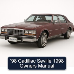 1998 Cadillac Seville ‘98 Owners Owner's Manual PDF
