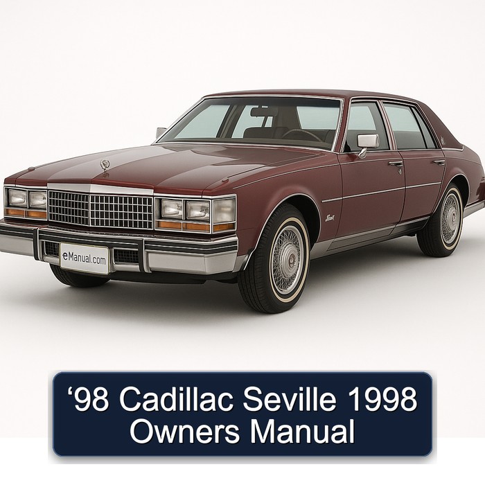 1998 Cadillac Seville ‘98 Owners Owner's Manual PDF