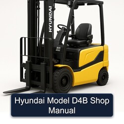 Hyundai Model D4B Shop Service Repair Workshop Manual PDF