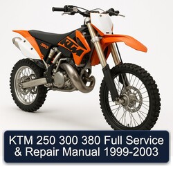 1999-2003 KTM 250 300 380 Service Repair Workshop Manual PDF