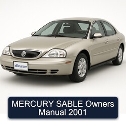 2001 Mercury Sable Owners Owner's Manual PDF