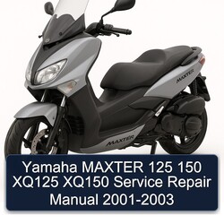 2001-2003 Yamaha Maxter 125 150 XQ125 XQ150 Service Repair Workshop Manual PDF