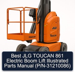 Best JLG Toucan 861 Electric Boom Lift Illustrated Parts (p/n-31210086) Catalog PDF