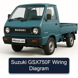 Suzuki GSX Series GSX750F Electrical Wiring Diagrams PDF