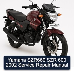 2002 Yamaha SZR Models SZR660 600 Service Repair Workshop Manual PDF