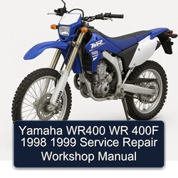 1998-1999 Yamaha WR Models WR400 400F Service Repair Workshop Manual PDF