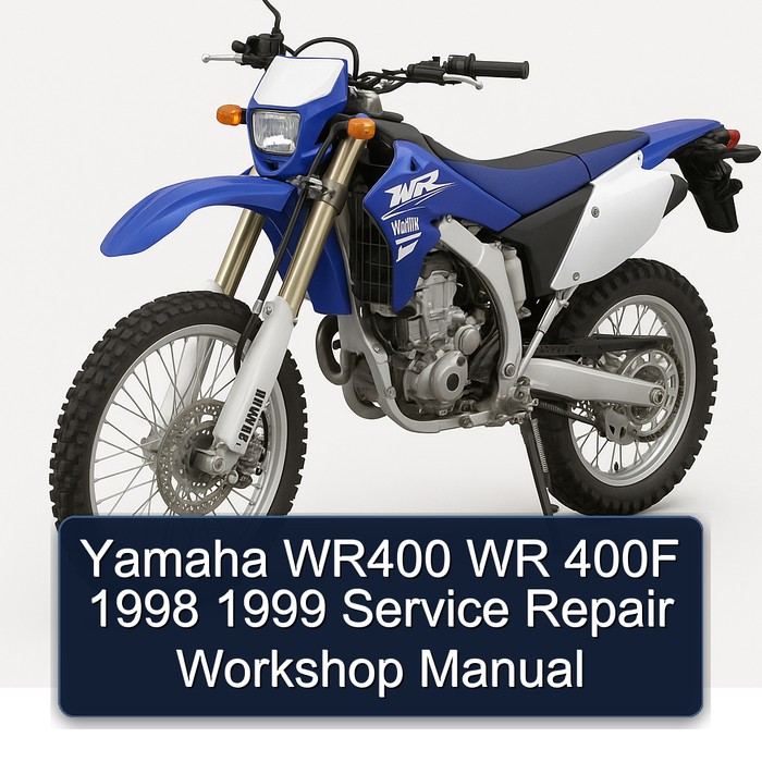 1998-1999 Yamaha WR Models WR400 400F Service Repair Workshop Manual PDF